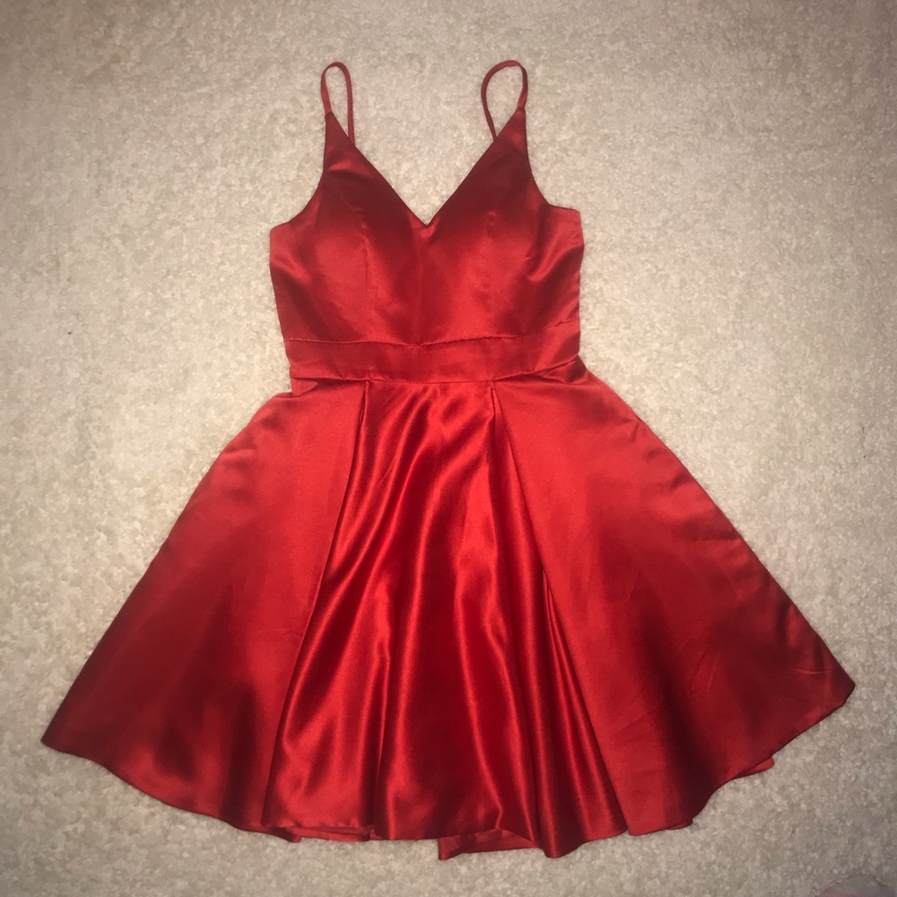 Short Red Homecoming/Formal Dress